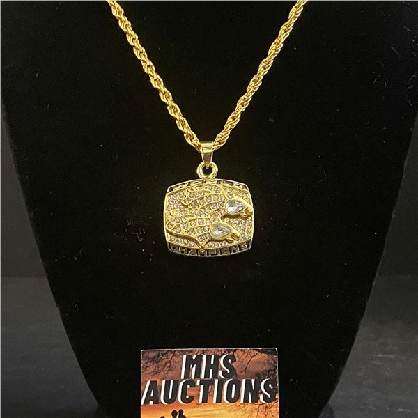 DENVER BRONCOS N.F.L 1998 CHAMPIONSHIP NECKLACE (refR43)