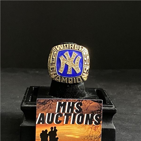 NEW YORK YANKEES M.L.B 1996 "WETTELAND" CHAMPIONSHIP RELICA RING (ref405)