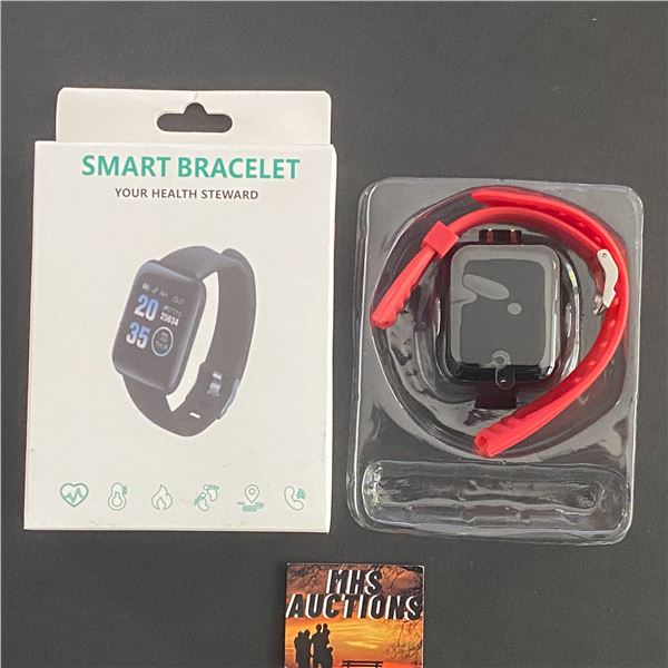 SMART BRACELET / SMART WATCH RED IN COLOUR