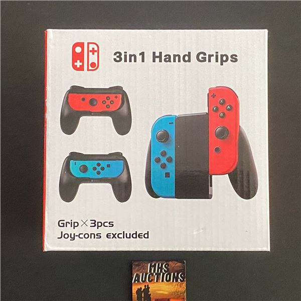 NINTENDO SWITCH 3 IN 1 HAND GRIPS FOR NINTENDO SWITCH JOY CON