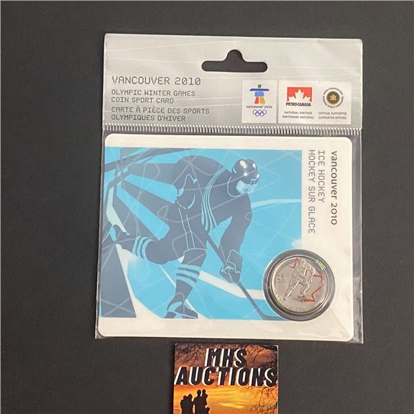 COLLECTOR COIN OLYMPICS VANOUVER 2010 ICE HOCKEY