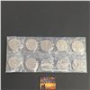 Image 2 : LOT OF 10 ONE DOLLAR CANADIAN COINS IN SLEEVE