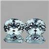 Image 1 : Natural Soft Blue Aquamarine Pair 5.83 Ct{Flawless-VVS}