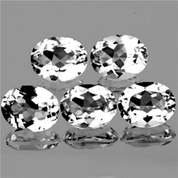 Natural White Topaz 10X8 MM