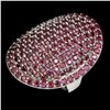 Image 2 : Natural Stunning Unheated Rhodolite Garnet Ring