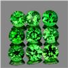 Image 1 : Natural Chrome Green Tsavorite Garnet 9 Pcs{VVS}