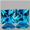 Image 1 : Natural Princess London Blue Topaz Pair{Flawless-VVS1}