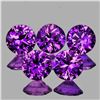 Image 1 : Natural Grape Purple Sapphire 5 Pcs[Flawless-VVS]