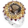 Image 1 : Natural Multi Gemstone Ring