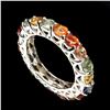 Image 1 : Natural Top Fancy Colors Sapphire Ring