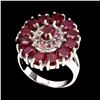 Image 1 : Natural Top Blood Red Ruby Ring