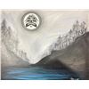 Image 1 : West Coast Native Original Winter Moon Painting