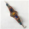 Image 2 : Tibet Hand Made Lapiz Lazuli & Multi Stones Bracelet