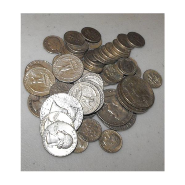 $ 5 Face Value 90% Silver Coins - Mix