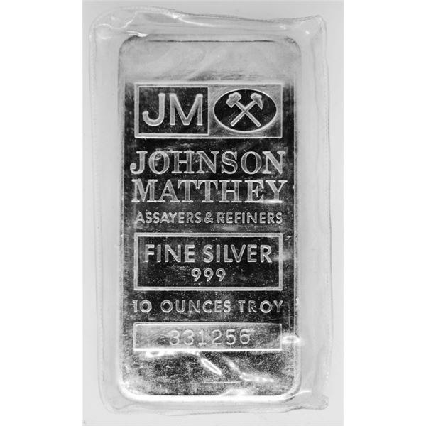 10 oz. Collectible JM Maker Silver Bar