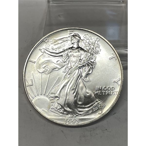 1993 Better Date US Silver Eagle