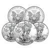 Image 1 : (5) Random Date US Silver Eagles