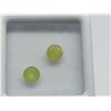 Image 1 : 1.18Ct Awesome pair Round cut 100% Natural Rarest Green Sphene-Titanite !!