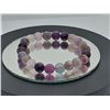 Image 1 : 9 mm Natural Rainbow Fluorite Stretchable Bracelet