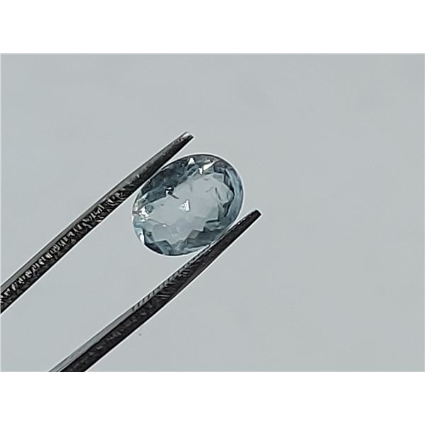 1.76 ct  Oval Natural Blue Aquamarine