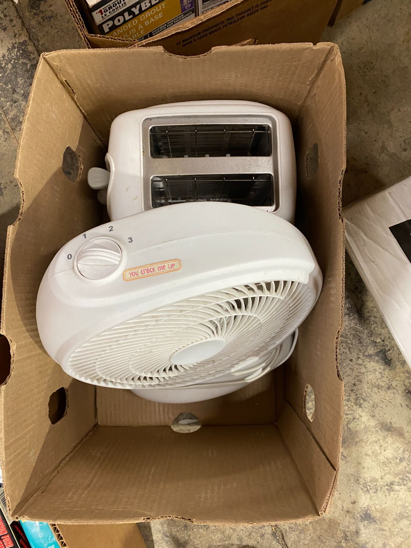 Fan and toaster