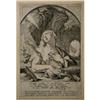 Image 1 : Mary Magdalen in a Cave Engraving by Galle #1800874