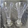 Image 1 : Georgian Fluted Crystal Ale Glasses #1800969