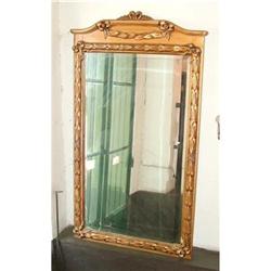 French Mirror  beveled crystal gilt #1801111