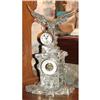 Image 1 : Silvered Eagle clock   barometer inkstand #1801153