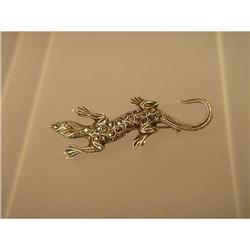 Brooch  Sterling  and  Marcasite  Lizard #1810067