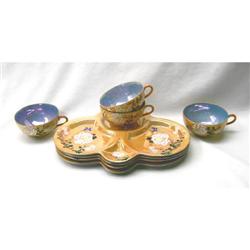 Party Sets (4) Gold Lustre Made in Japan #1810086