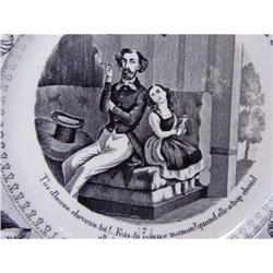  FRENCH or FRANCE BLACK TRANSFER PLATE  with #1810200