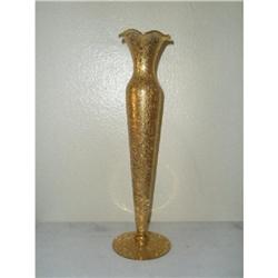 BUD VASE -RICH GOLD GILT #1810215