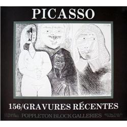 Picasso   156 GRAVURES RECENTES #1810347