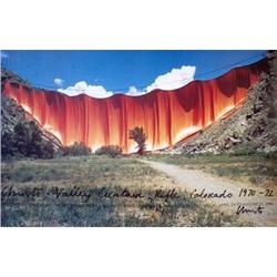 Christo   The Fence Curtain #1810426