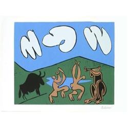 Limited Picasso Bacchanalia with bull #1810727
