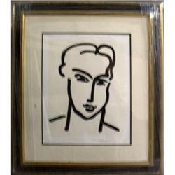 Matisse   Grande Tete , 1950 Framed #1810809