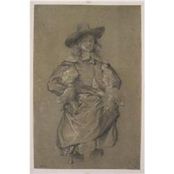 Gabriel Metsu Figure Study Lithograph #1810908