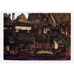 Schiele   House in a town #1811073