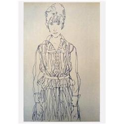 Egon Schiele   Portrait Rare lithograph #1811075
