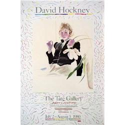 Hockney   Girl with lilies #1811085