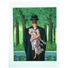 Image 1 : L/E Magritte Lithograph on Pure Chiffon #1811315