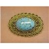 Image 1 : LOVELY VINTAGE OVAL BROOCH #1811723