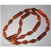 Image 1 : TRIFARI - Root Beer Lucite Necklace - 24" #1812055