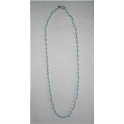 Dainty PARK LANE Necklace of Blue Glass Beads #1812086