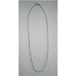 Dainty PARK LANE Necklace of Blue Glass Beads #1812086