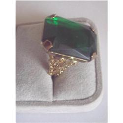 Huge Fun Ornate Lucite Ring - Adjustable #1812099