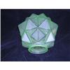 Image 1 : Hexagonal Uranium Glass Globe-style Lamp Shade #1812121