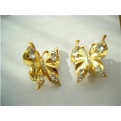 Shiny TRIFARI Butterfly Earrings #1812124