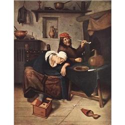 1660 Painting The Drinker   REPRODUCTION #1812284
